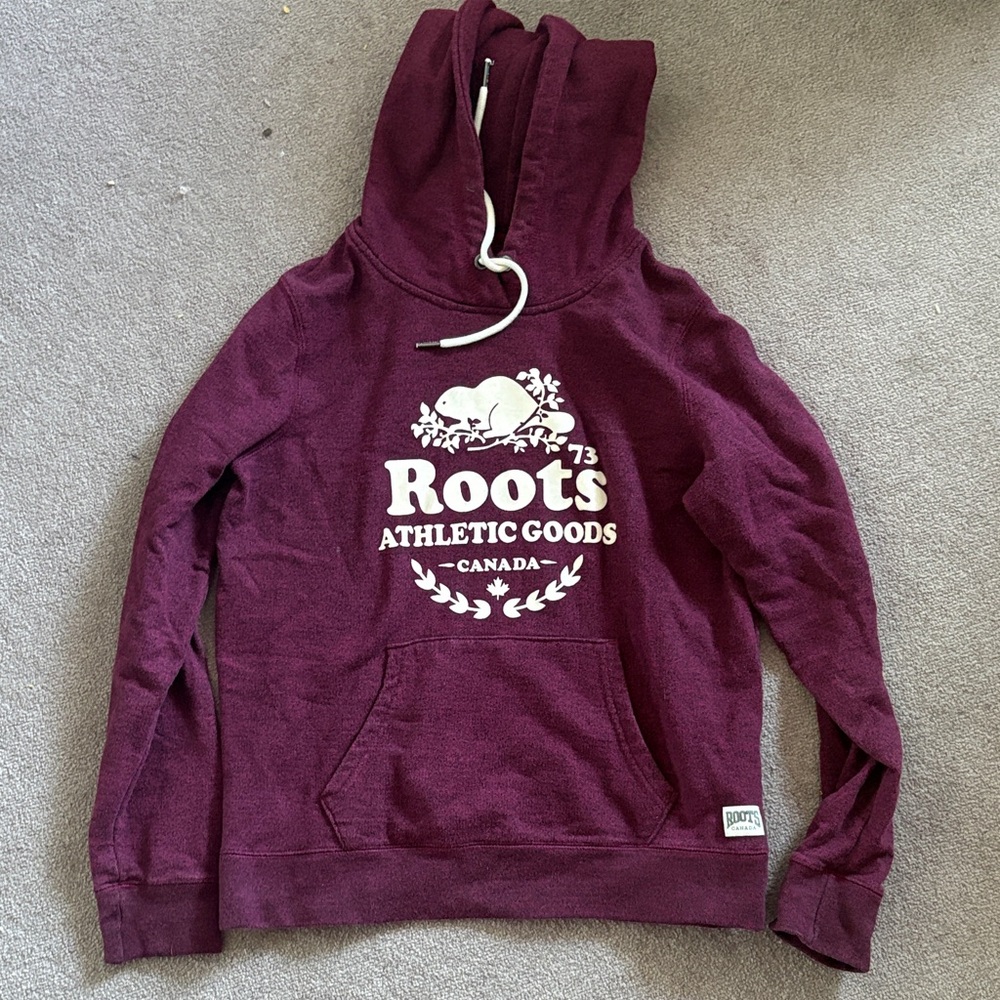 Roots Maroon Athletic Hoodie